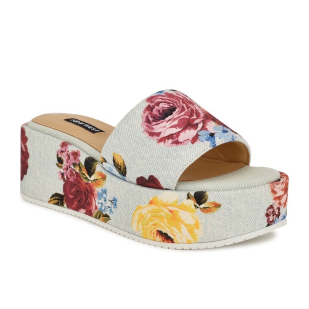 Nine West Copen Platform Slide Sandals